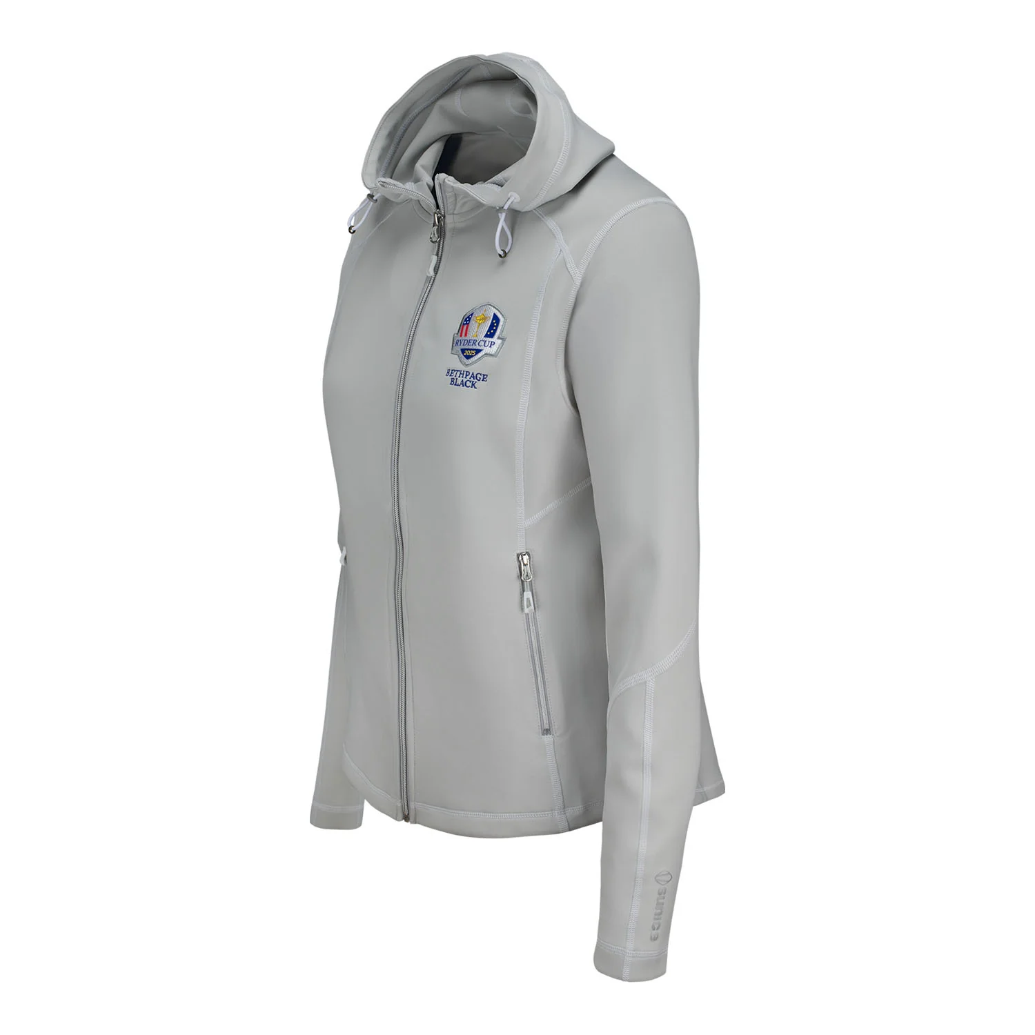 Sunice 2025 Ryder Cup Women's Maddy 2.0 Full Zip Hooded Jacket in Oyster