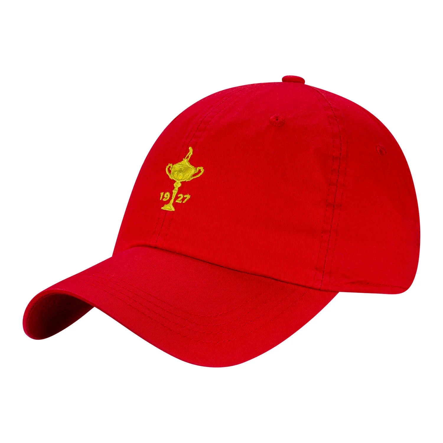 Ahead 1927 Trophy Unstructured Cotton Hat in Red