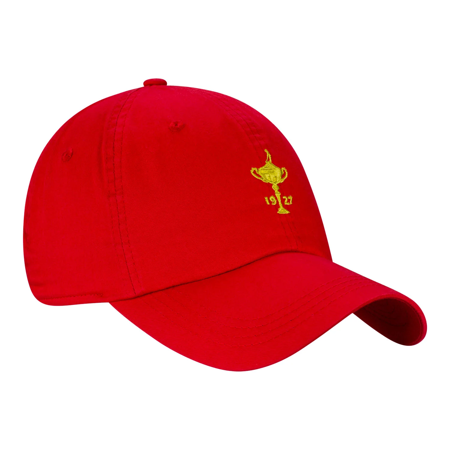 Ahead 1927 Trophy Unstructured Cotton Hat in Red