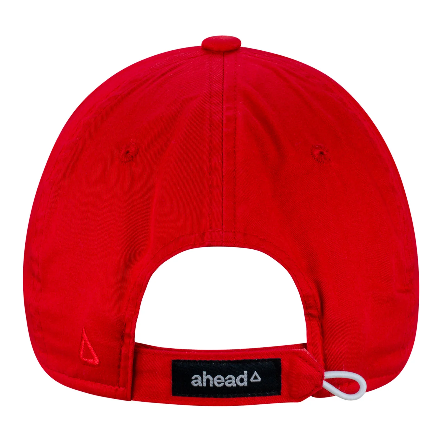 Ahead 1927 Trophy Unstructured Cotton Hat in Red 3 Ahead 1927 Trophy Unstructured Cotton Hat in Red