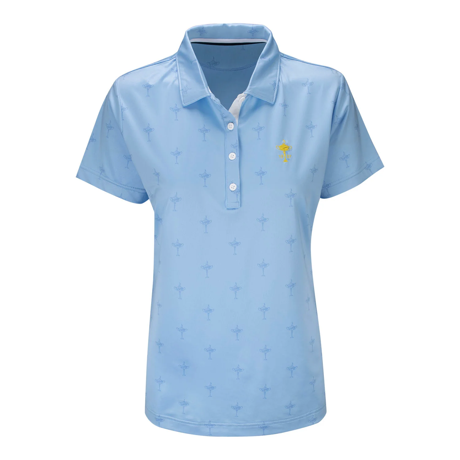 FootJoy Ryder Cup 1927 Trophy Women's Tonal Trophy Print Lisle Polo