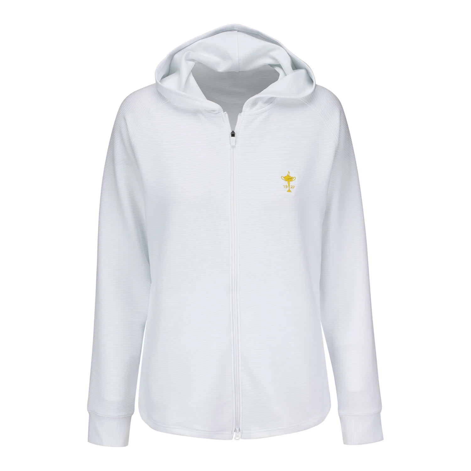 FootJoy 1927 Trophy Women's Hooded Ottoman Full Zip in White