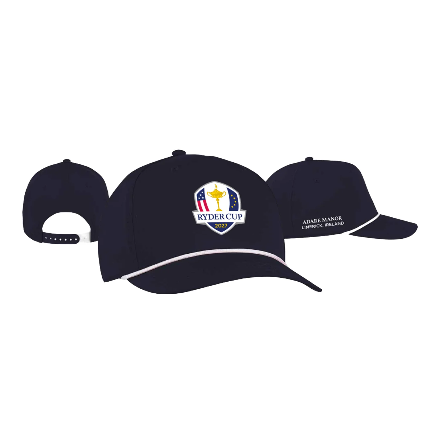 Ahead 2027 Ryder Cup Alto Rope Hat in Navy and White