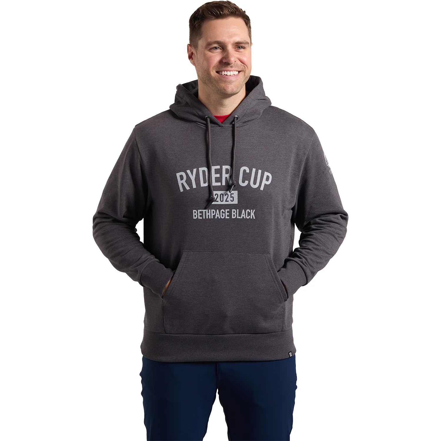 FootJoy 2025 Ryder Cup Text Hoodie in Grey