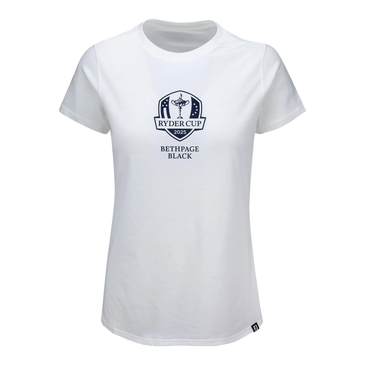 FootJoy 2025 Ryder Cup Women's Script T-Shirt in White