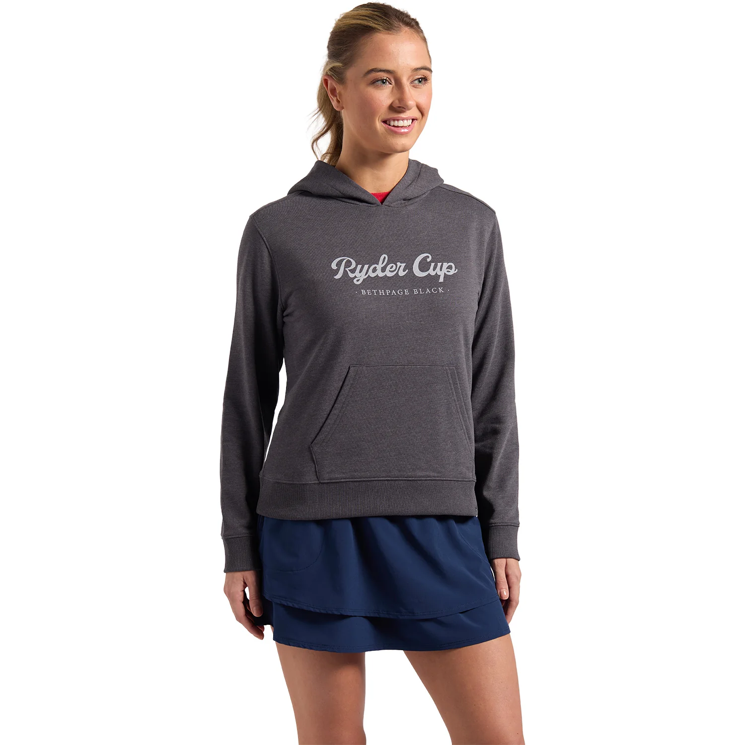 FootJoy 2025 Ryder Cup Women's Script Hoodie in Grey