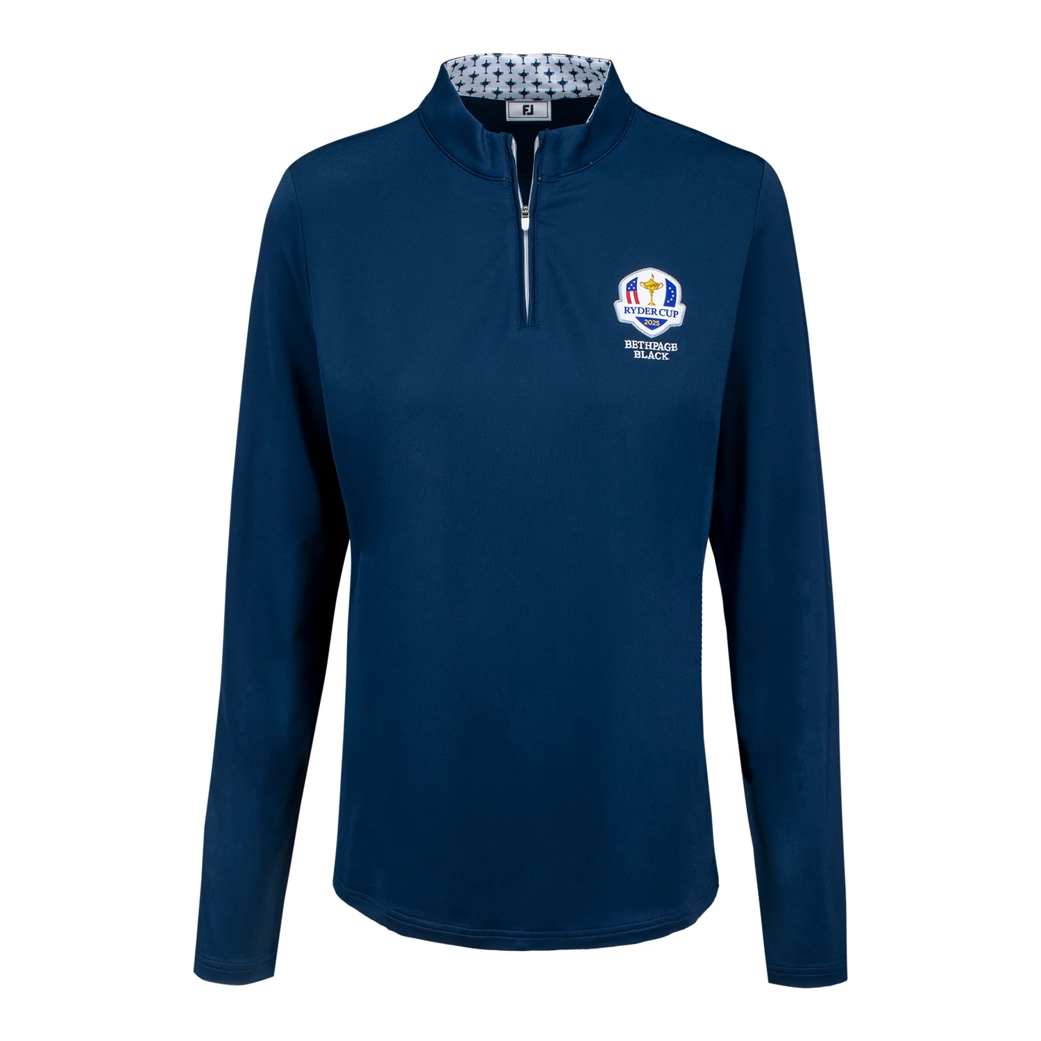 FootJoy 2025 Ryder Cup Women's Quarter Zip Midlayer in Navy