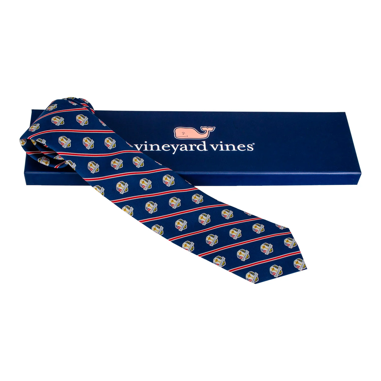 Vineyard Vines 2025 Ryder Cup Regimental Stripe Tie