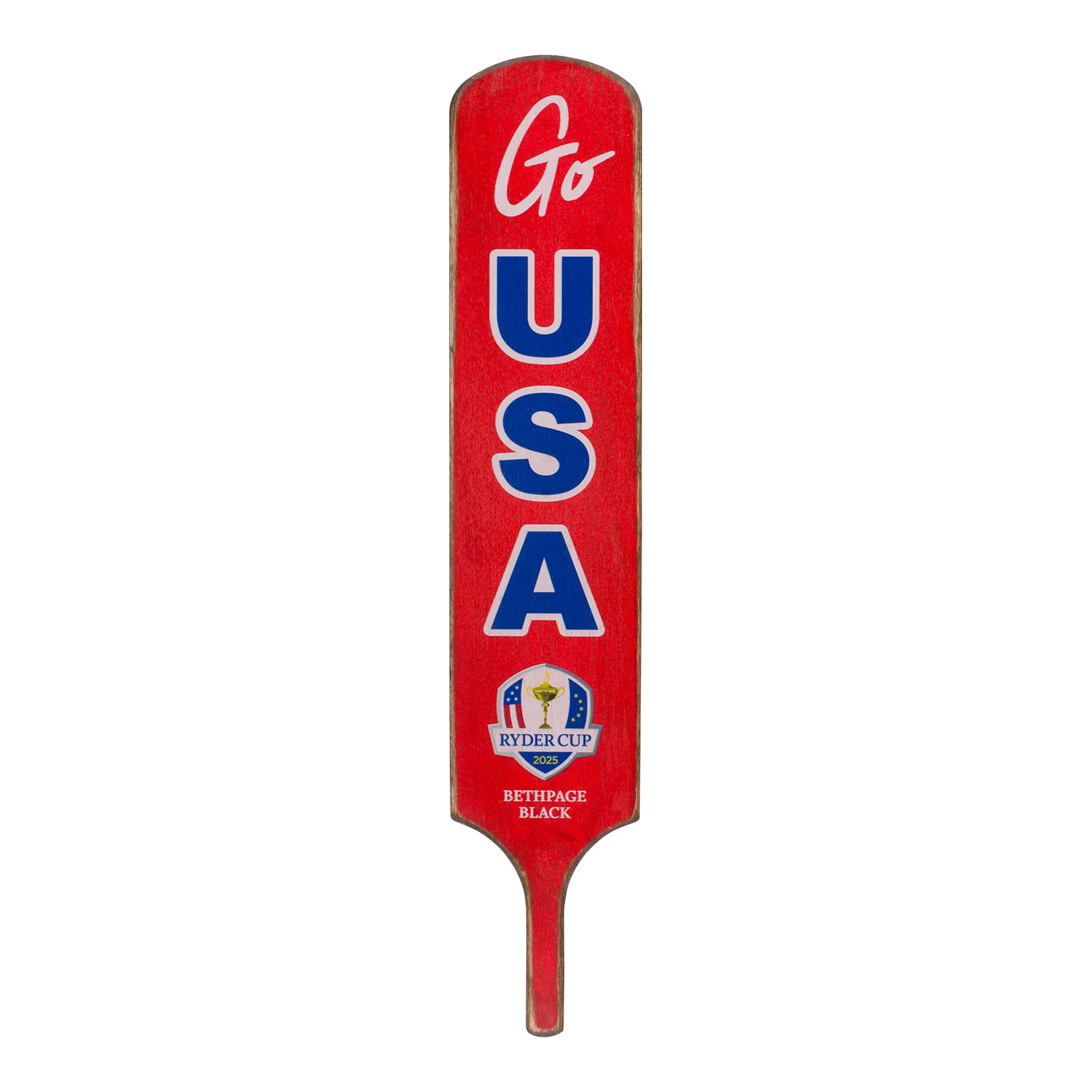 Signs by the Sea 2025 Ryder Cup Wooden Go USA Paddle