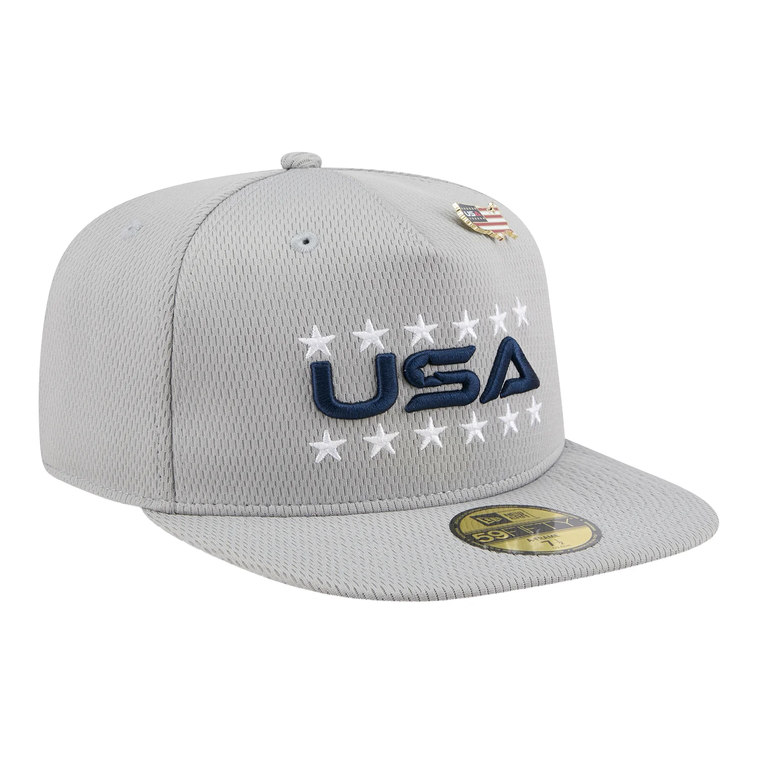 New Era 2025 Ryder Cup Team Uniform Friday 59Fifty A-Frame Hat in Light Grey
