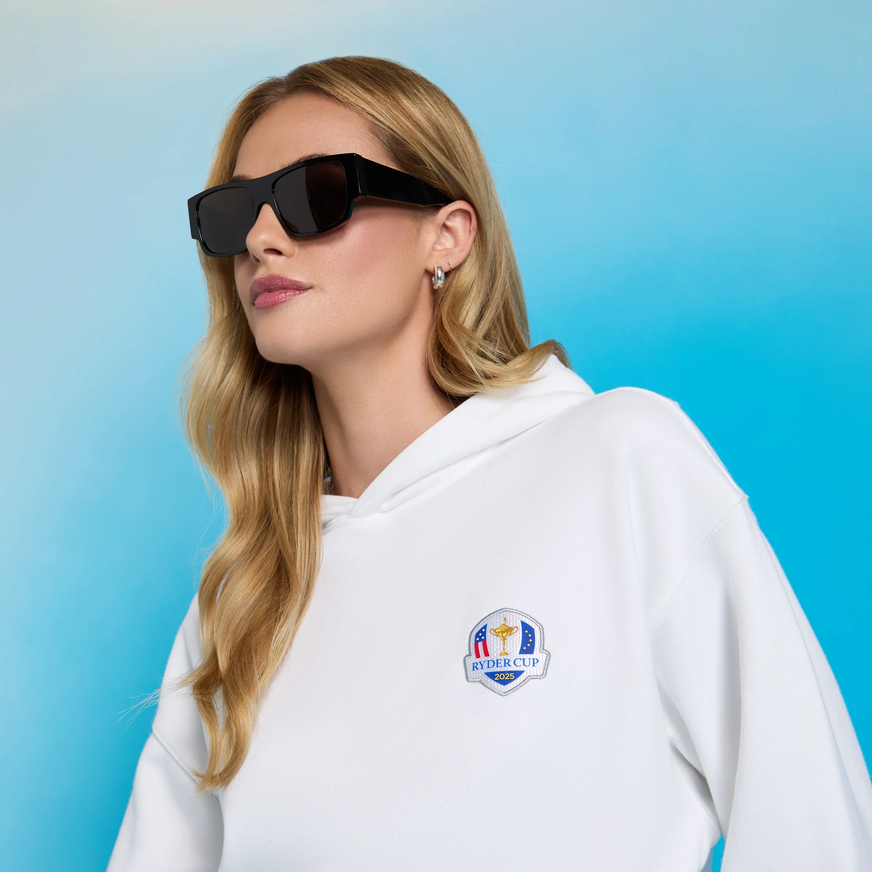 GFORE 2025 Ryder Cup French Terry Hoodie in Snow