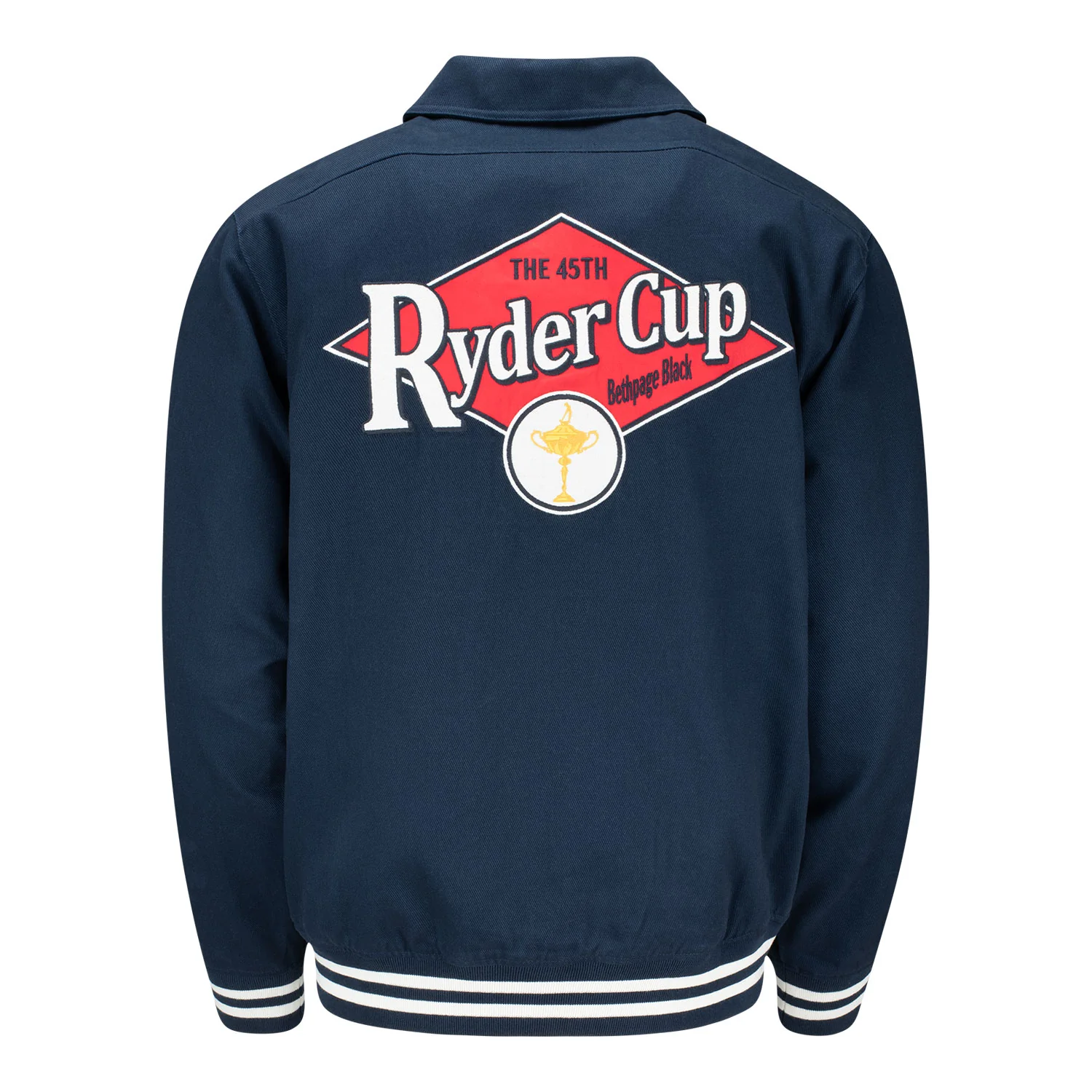 '47 Brand 2025 Ryder Cup Golden Diamond Homestead Jacket in Navy