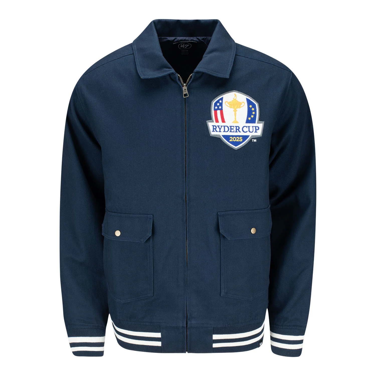 '47 Brand 2025 Ryder Cup Golden Diamond Homestead Jacket in Navy