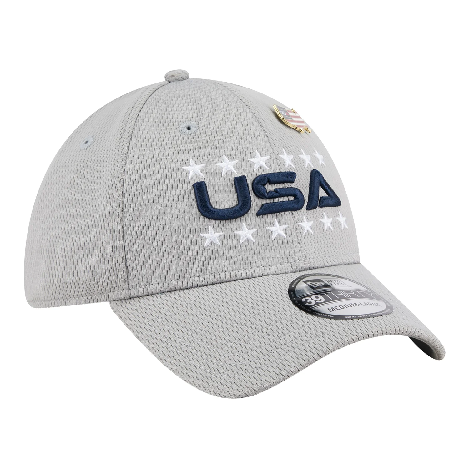 New Era 2025 Ryder Cup Team Uniform Friday 39Thirty Hat in Light Grey