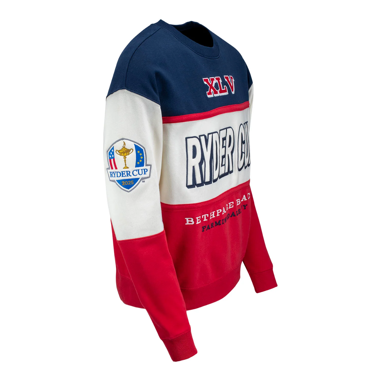 '47 Brand 2025 Ryder Cup Breeze Maximalist Crew in Red, White, and Blue