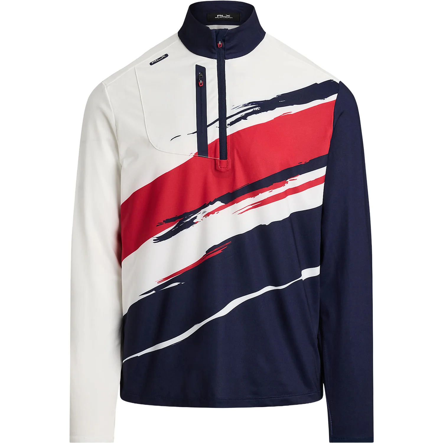 Ralph Lauren 2025 Ryder Cup Stretch Jersey Pullover in Tour Brush Ceramic