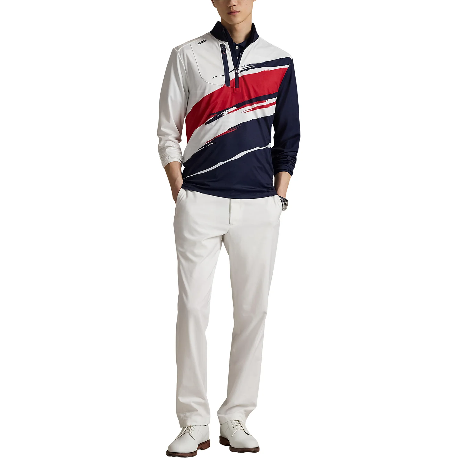 Ralph Lauren 2025 Ryder Cup Stretch Jersey Pullover in Tour Brush Ceramic 4 Ralph Lauren 2025 Ryder Cup Stretch Jersey Pullover in Tour Brush Ceramic