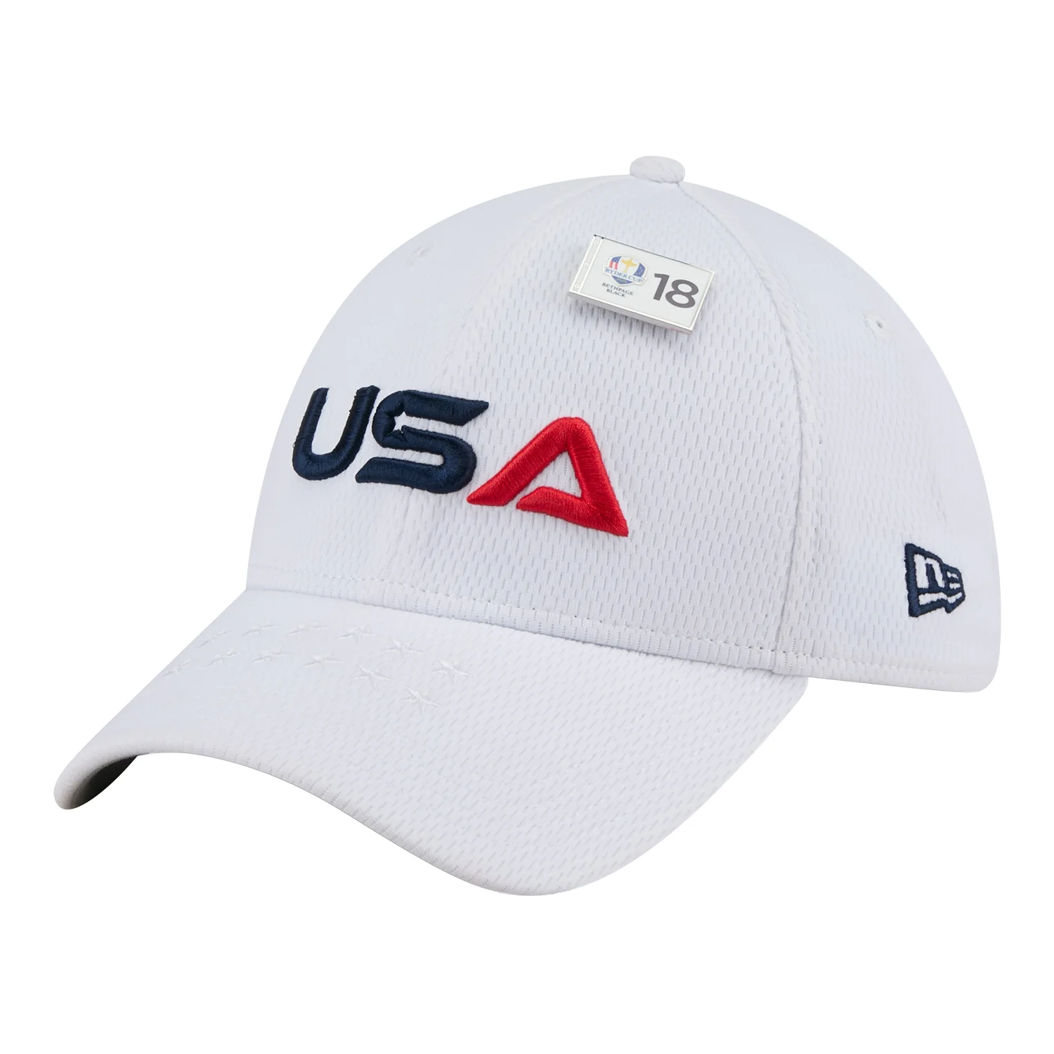 New Era 2025 Ryder Cup Team Uniform Practice 39Thirty Hat in White