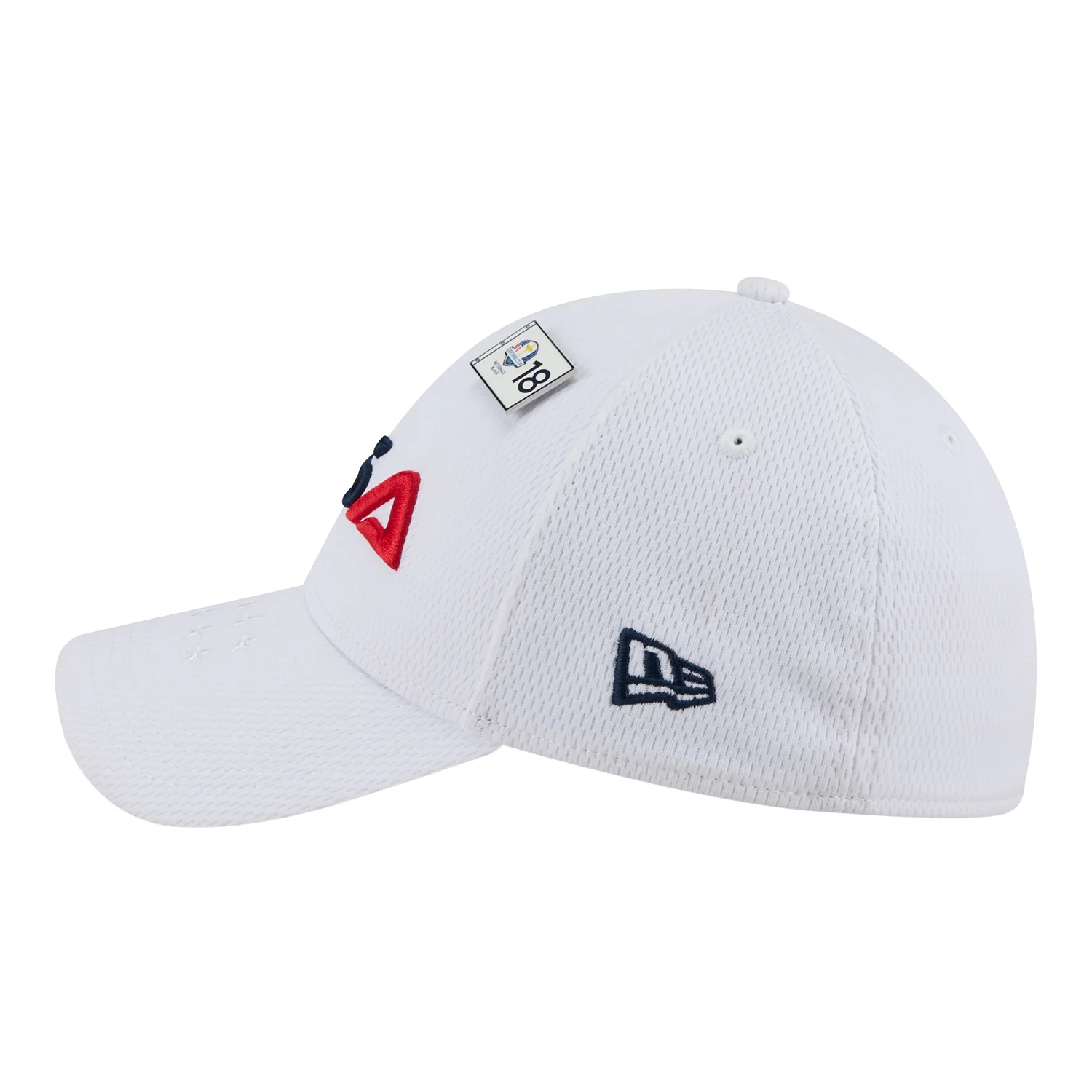 New Era 2025 Ryder Cup Team Uniform Practice 39Thirty Hat in White 5 New Era 2025 Ryder Cup Team Uniform Practice 39Thirty Hat in White