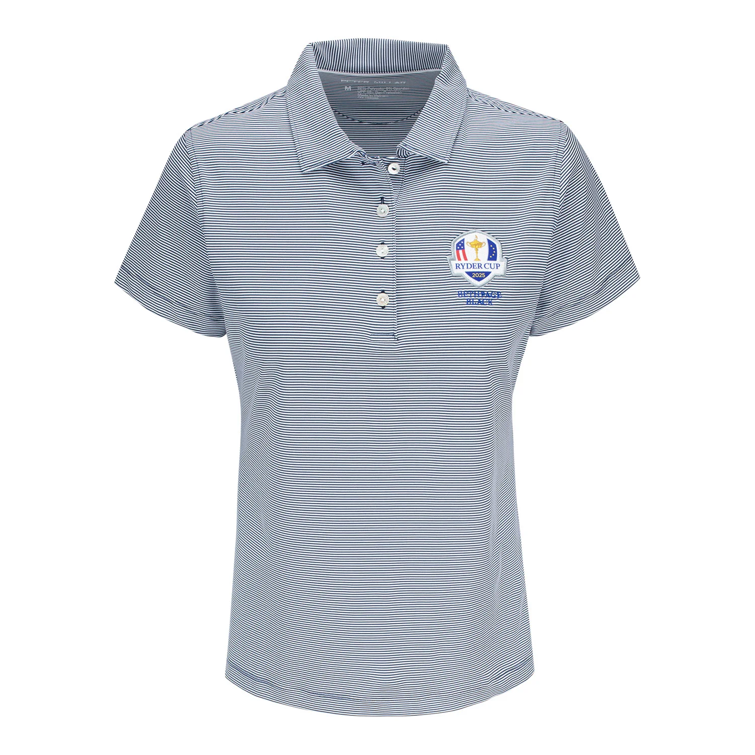Peter Millar 2025 Ryder Cup Women's Jubilee Stripe Polo in Navy