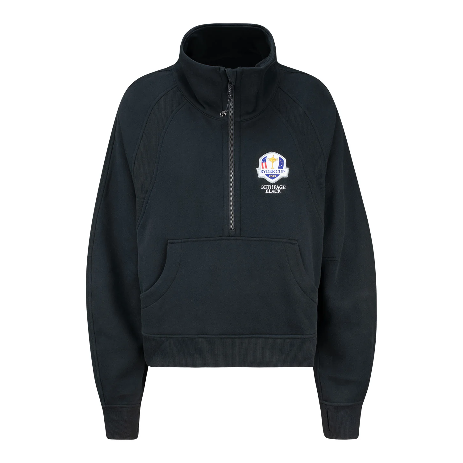 lululemon 2025 Ryder Cup Women's Scuba Oversized Funnel Neck Half Zip in Black